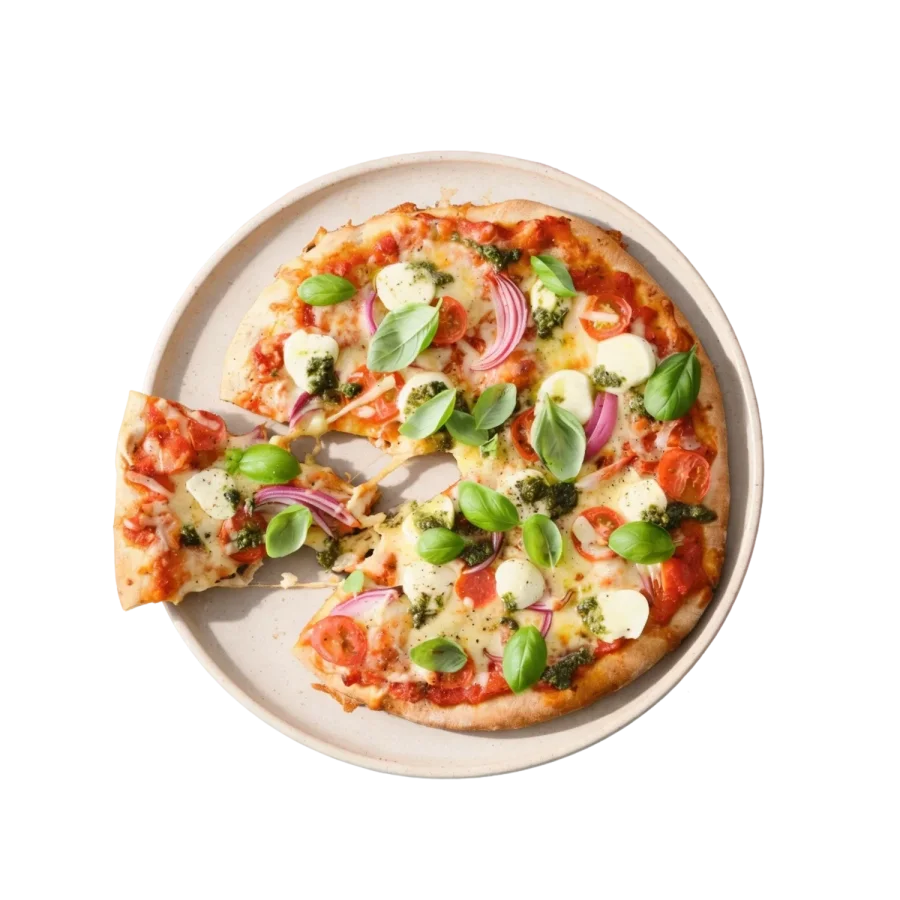 Caprese Pesto Pizza