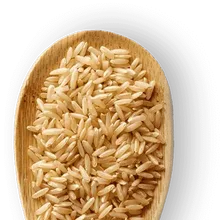 Brown Rice macro photo