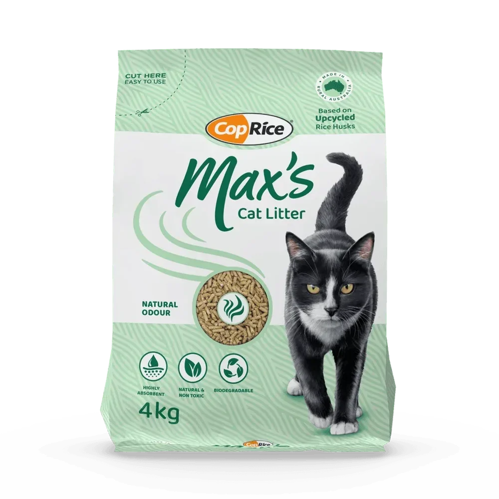 Pack shot_SU3755 Max's Cat Litter 4kg 2024 Front.png