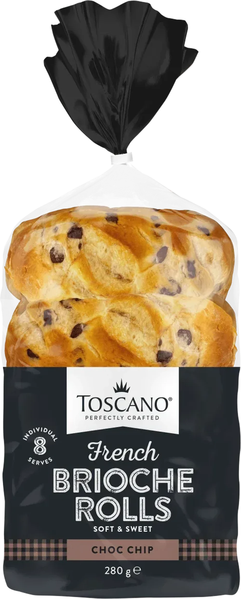 Choc Chip Brioche Rolls