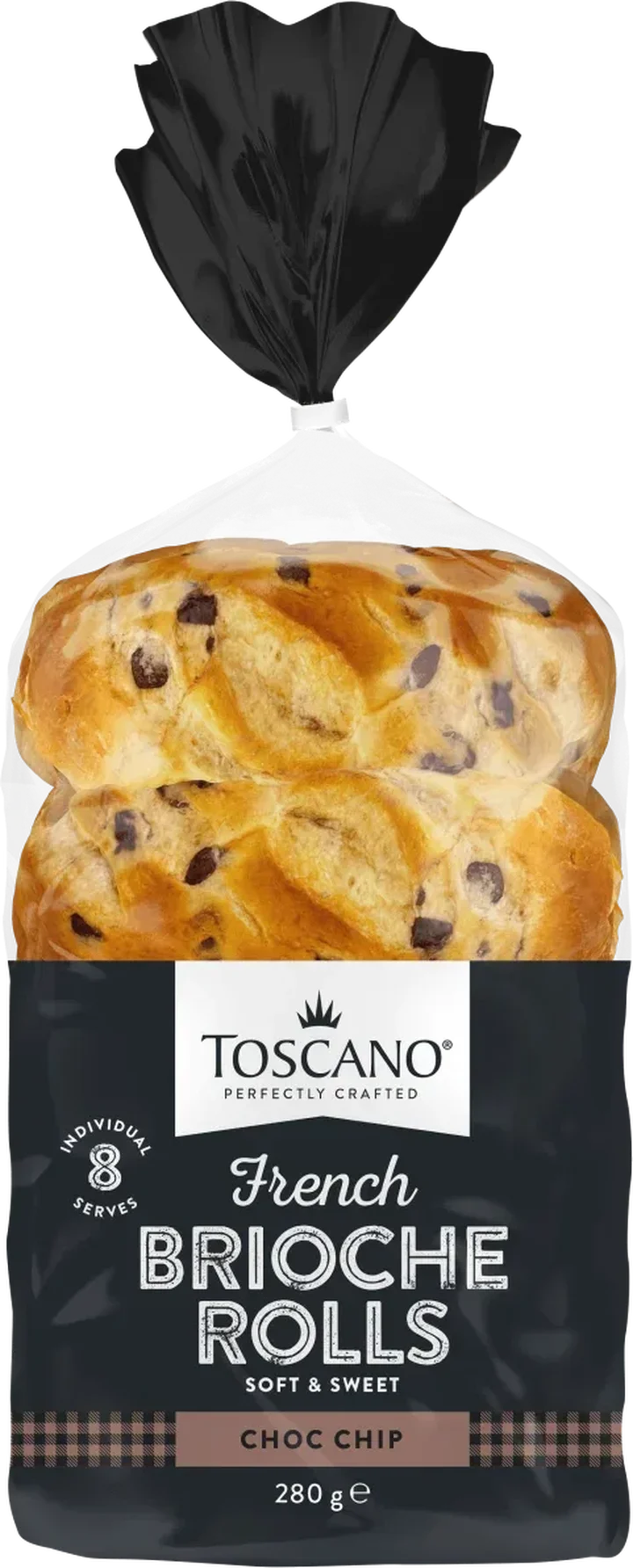 Choc Chip Brioche Rolls