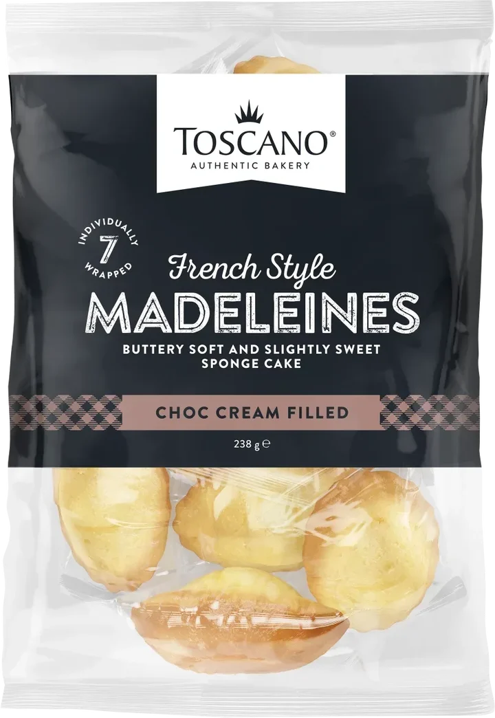 Choc Filled Madeleines