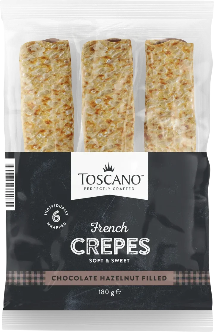 Chocolate Hazelnut Filled Crêpes