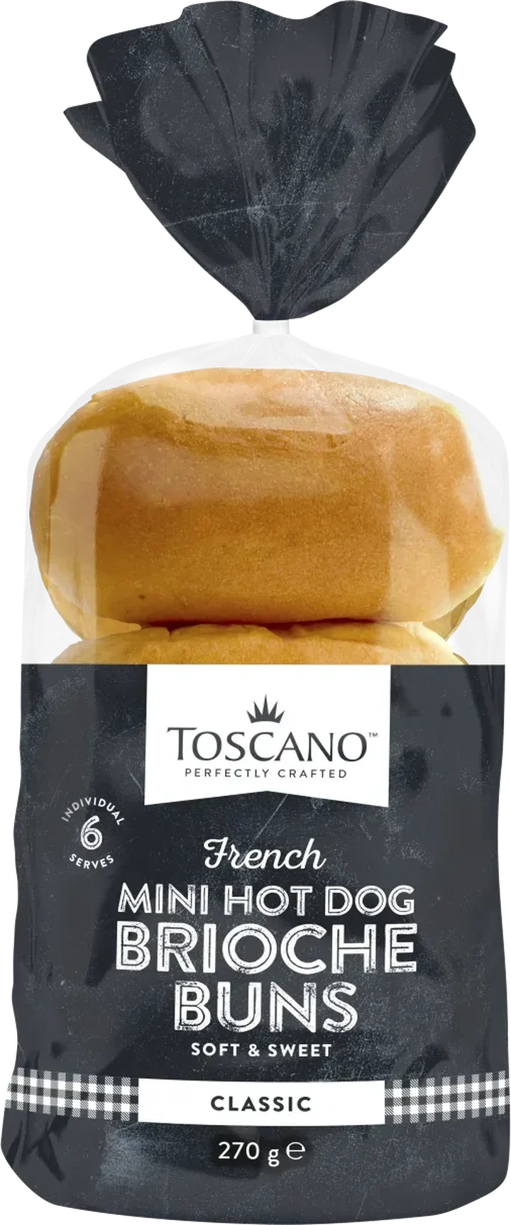 Mini Hot Dog Brioche Buns