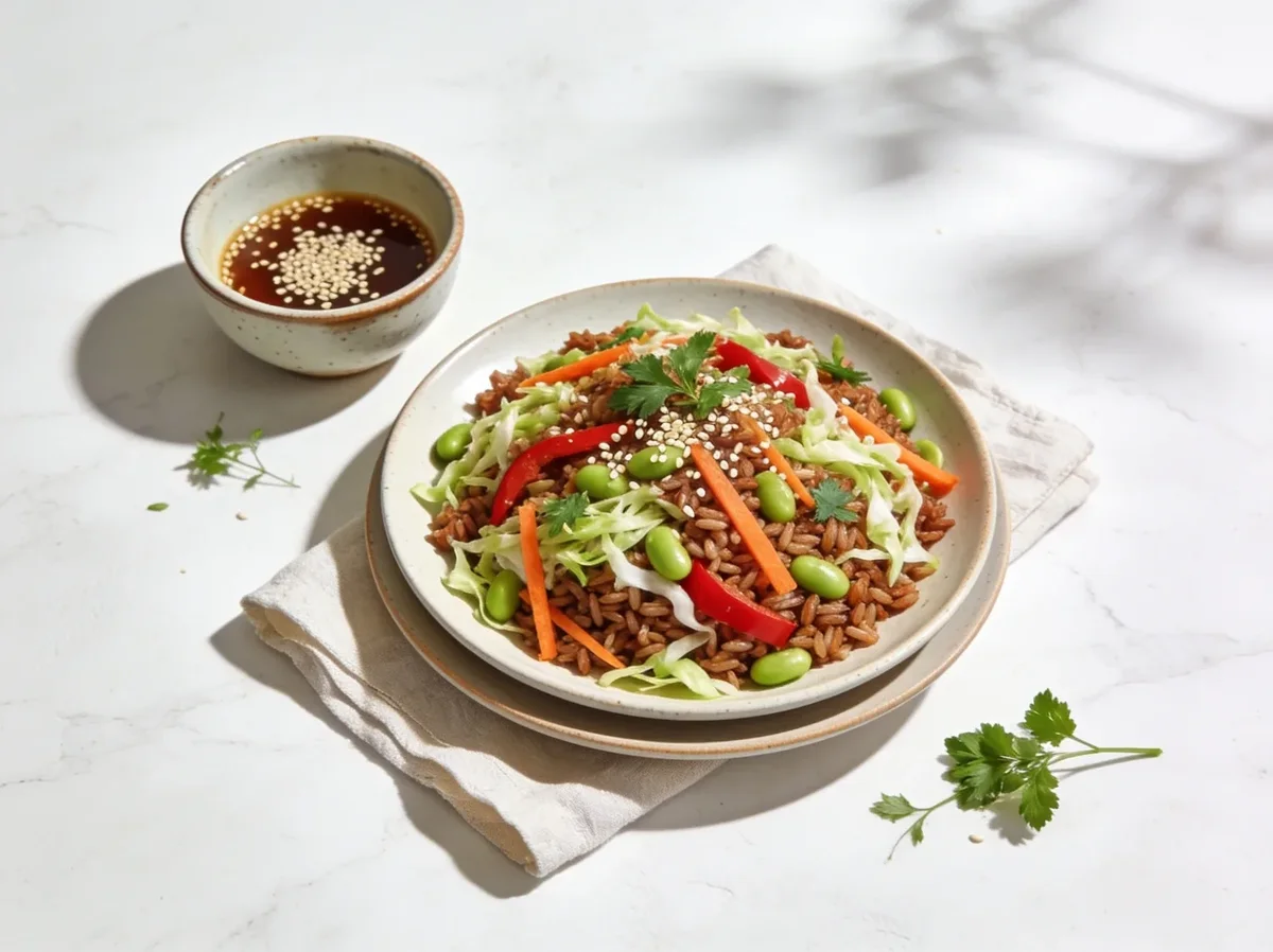 Brown Rice Oriental Salad