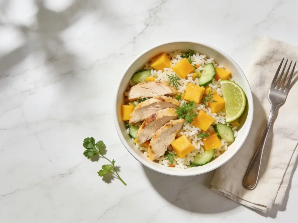 Chicken and Mango Rice