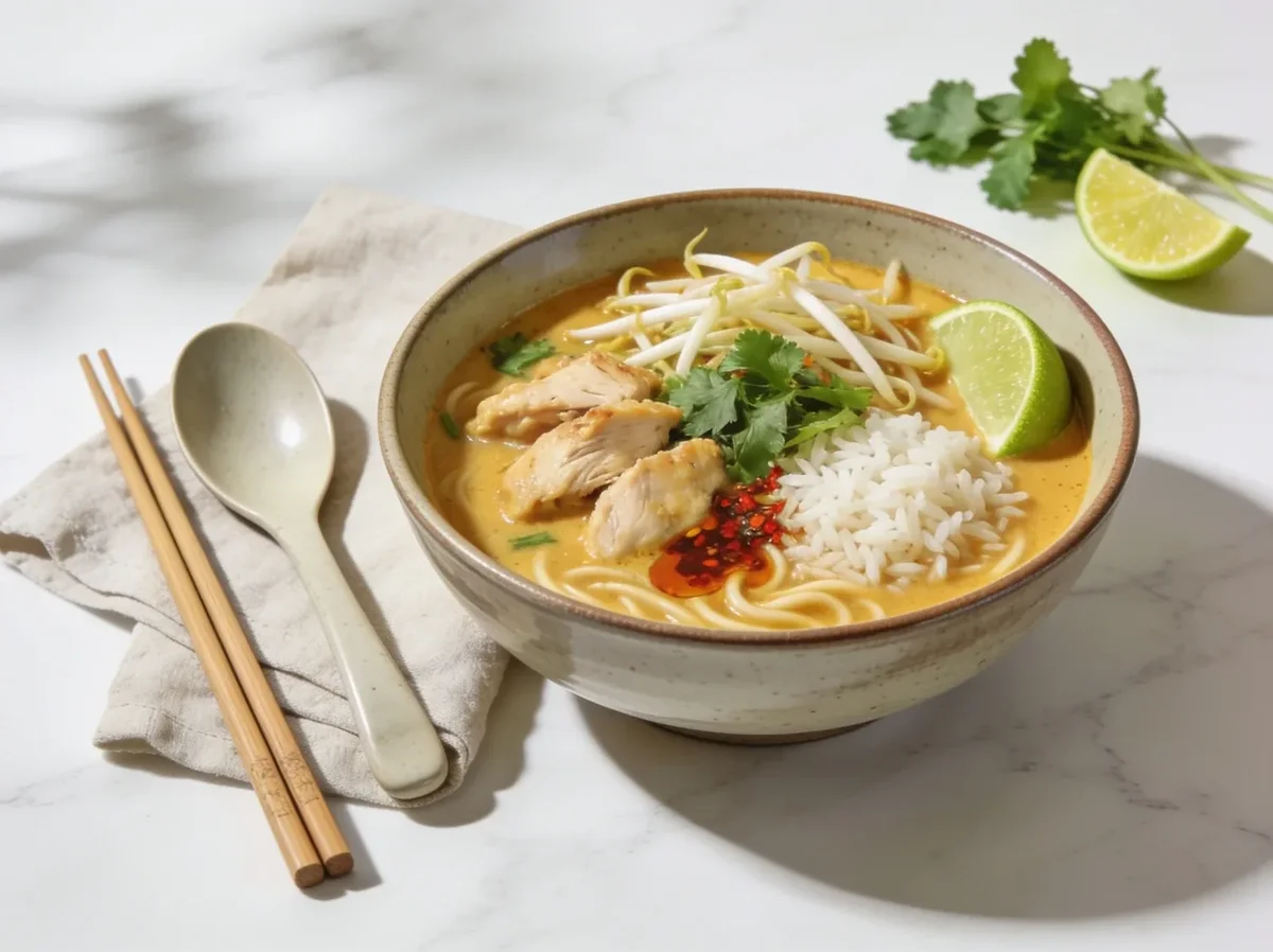 Chicken and Rice Laksa