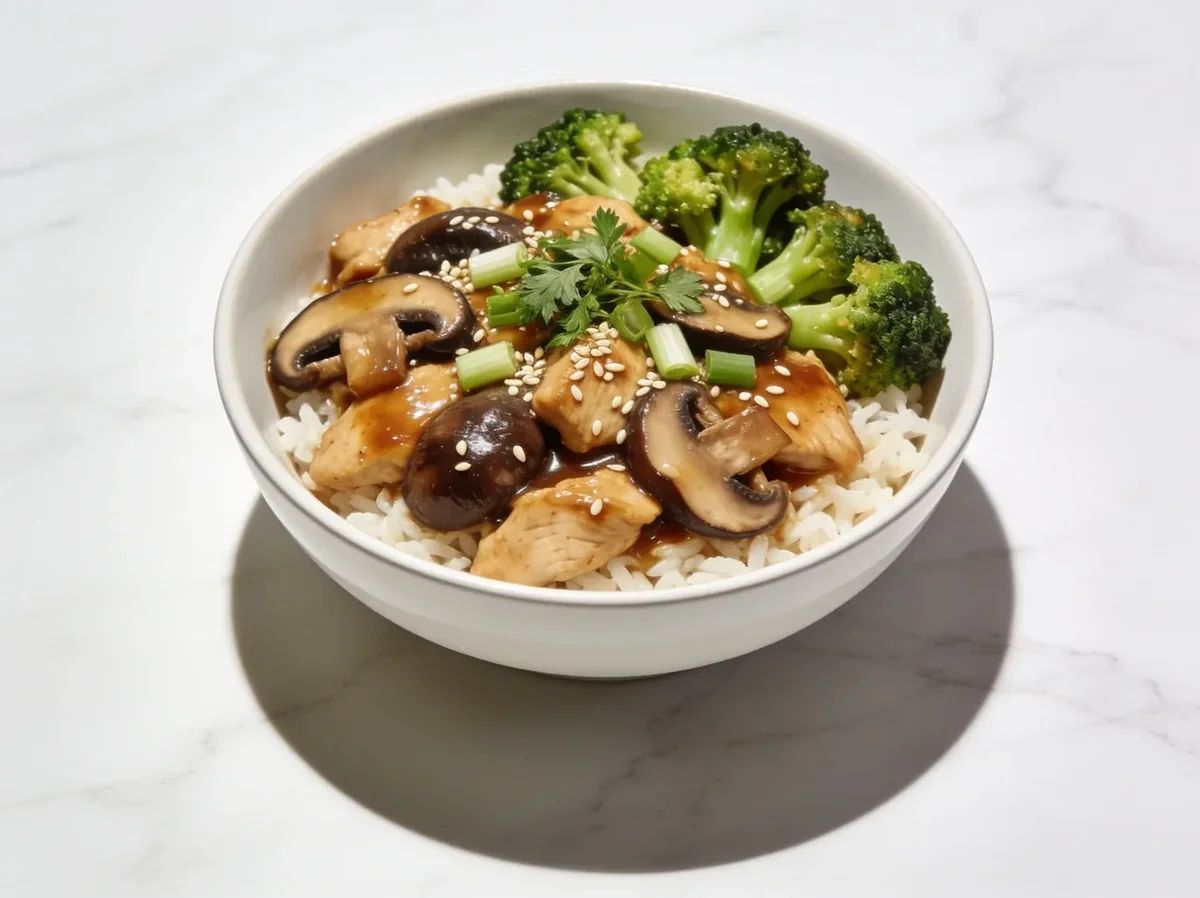 Chicken and Shiitake Mushroom Stir Fry