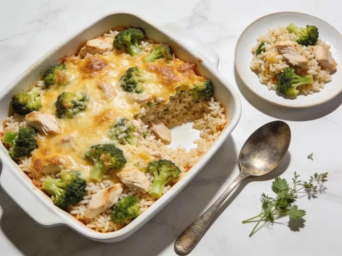 Chicken Broccoli Rice Bake