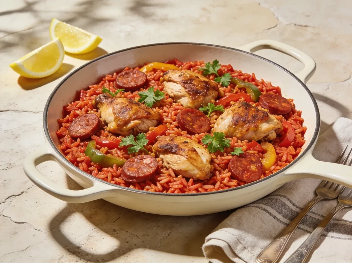 Chicken & Chorizo Jamabalaya