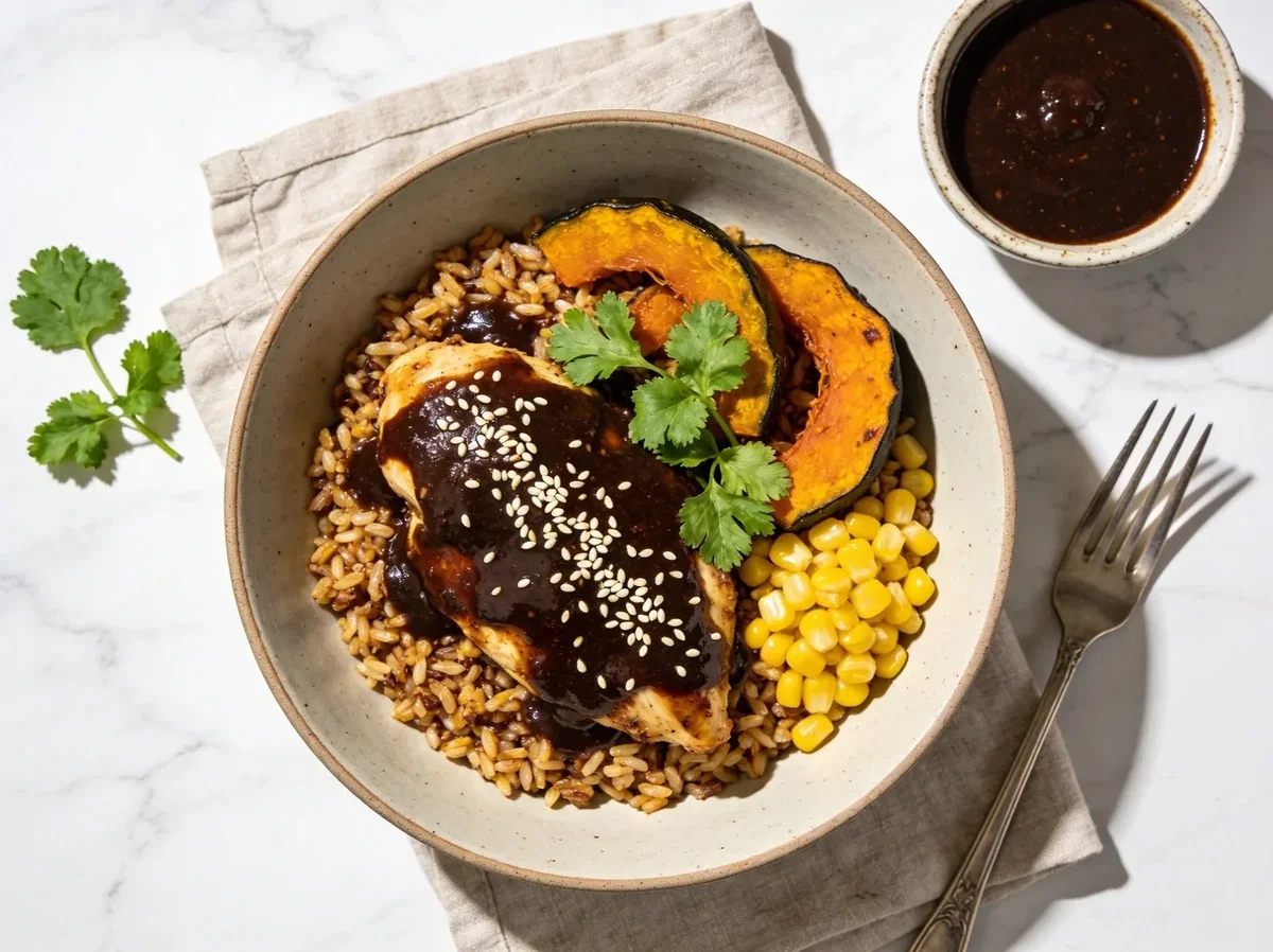Chicken Mole & Harvest Rice