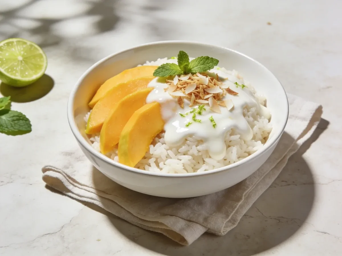 Coconut Rice with Mango