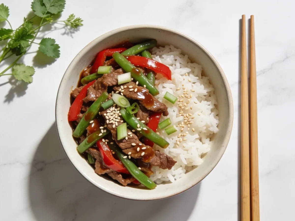 Ginger and Garlic Beef Stir-Fry
