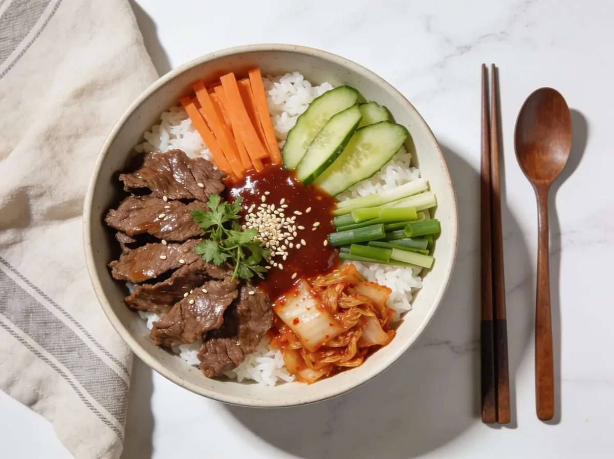 Korean Beef and Rice