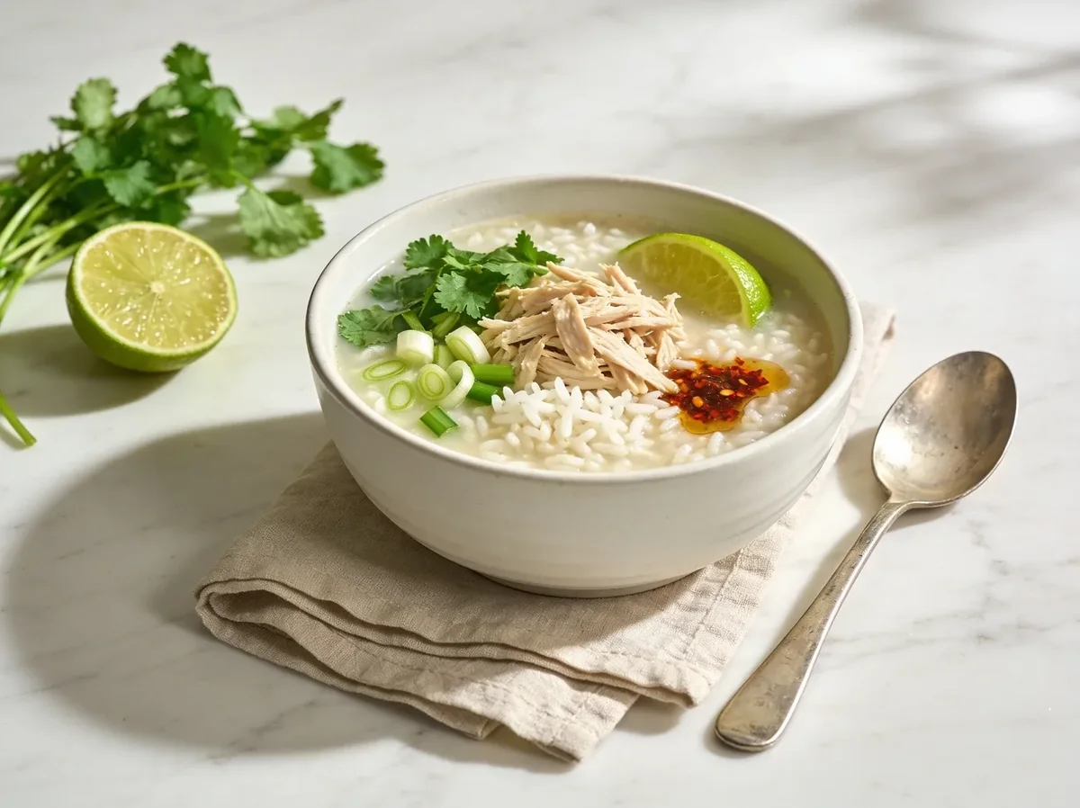 Thai Chicken Rice Soup