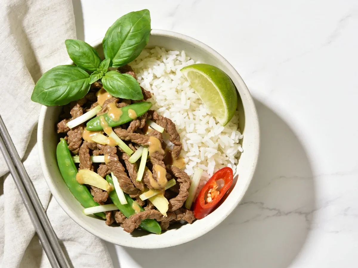 Thai Ginger Beef & Rice