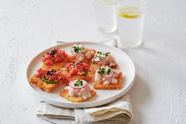 Sushi Rice Bites with Kinfish and Tuna bites1949.jpg