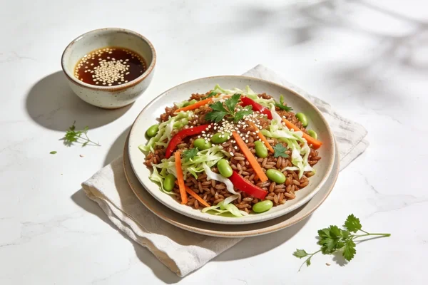 Brown Rice Oriental Salad