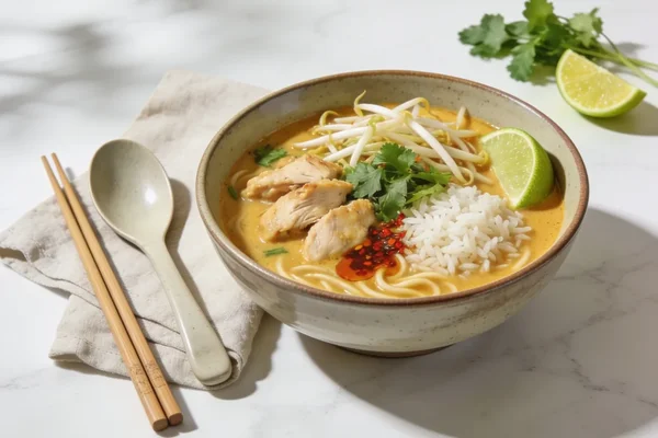 Chicken and Rice Laksa