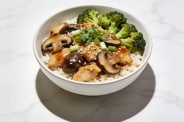 Chicken and Shiitake Mushroom Stir Fry