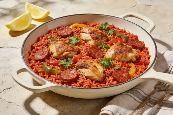 Chicken & Chorizo Jamabalaya