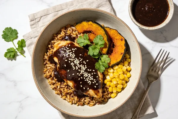 Chicken Mole & Harvest Rice
