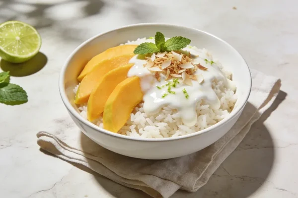 Coconut Rice with Mango