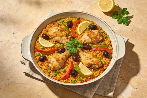 Easy Spanish Chicken Paella