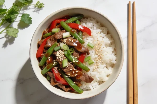 Ginger and Garlic Beef Stir-Fry