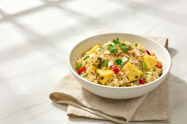 Hawaiian Pineapple Rice Salad
