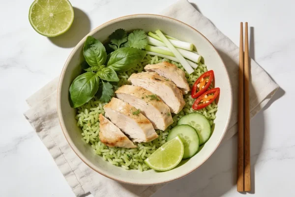 Thai Chicken and Green Rice