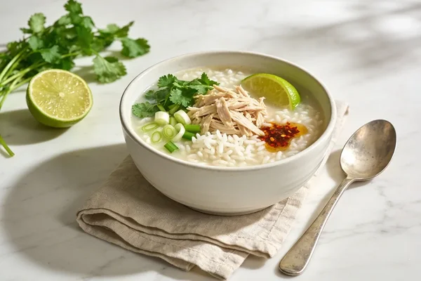 Thai Chicken Rice Soup