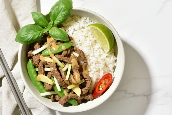 Thai Ginger Beef & Rice