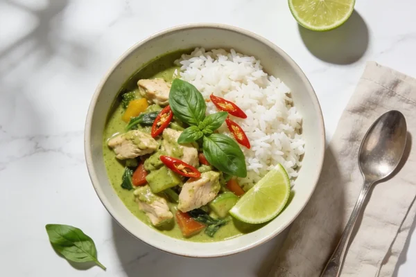Thai Green Curry Chicken Rice