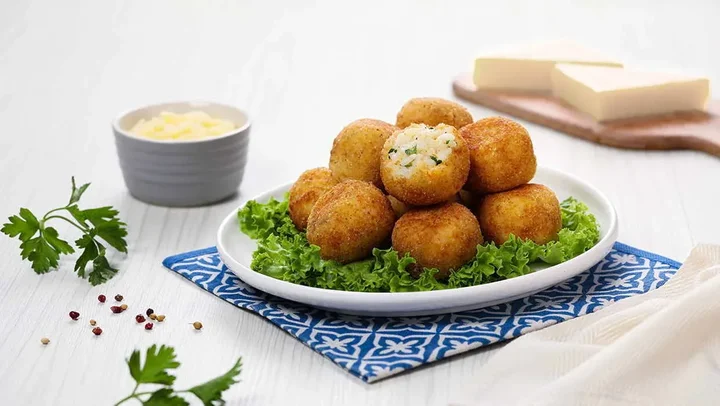 Arancini with minced meat