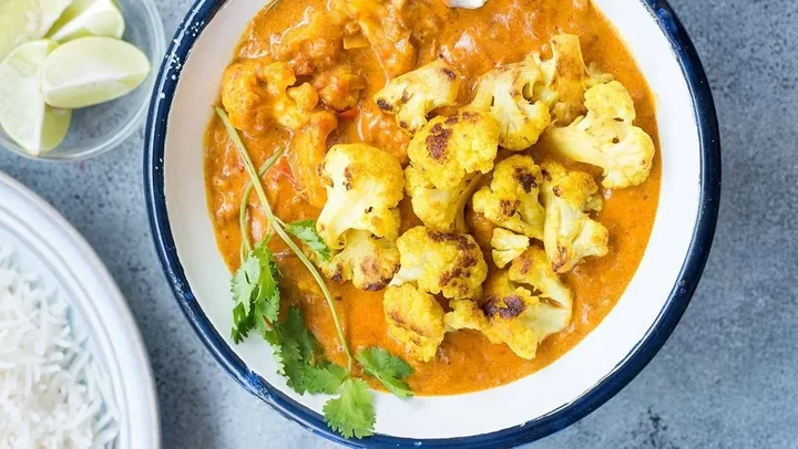 Roasted cauliflower with curry and rice.jpg
